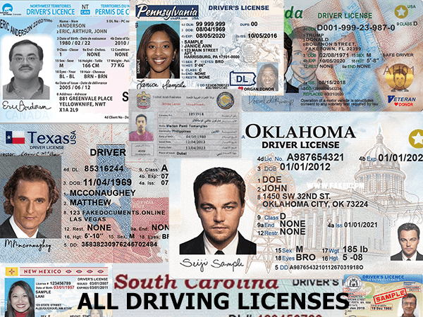 All driving licenses