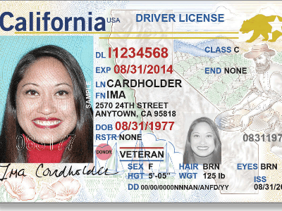 California driver license